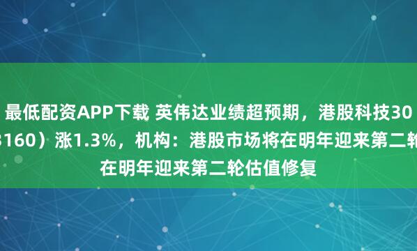 最低配资APP下载 英伟达业绩超预期，港股科技30ETF（513160）涨1.3%，机构：港股市场将在明年迎来第二轮估值修复