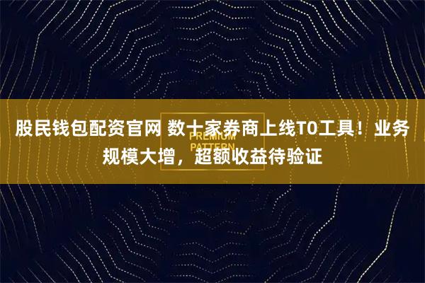 股民钱包配资官网 数十家券商上线T0工具！业务规模大增，超额收益待验证